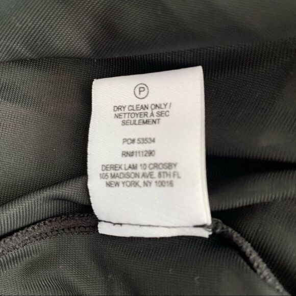 10 Crosby Derek Lam Black & White Striped Dress - Picture 7 of 8